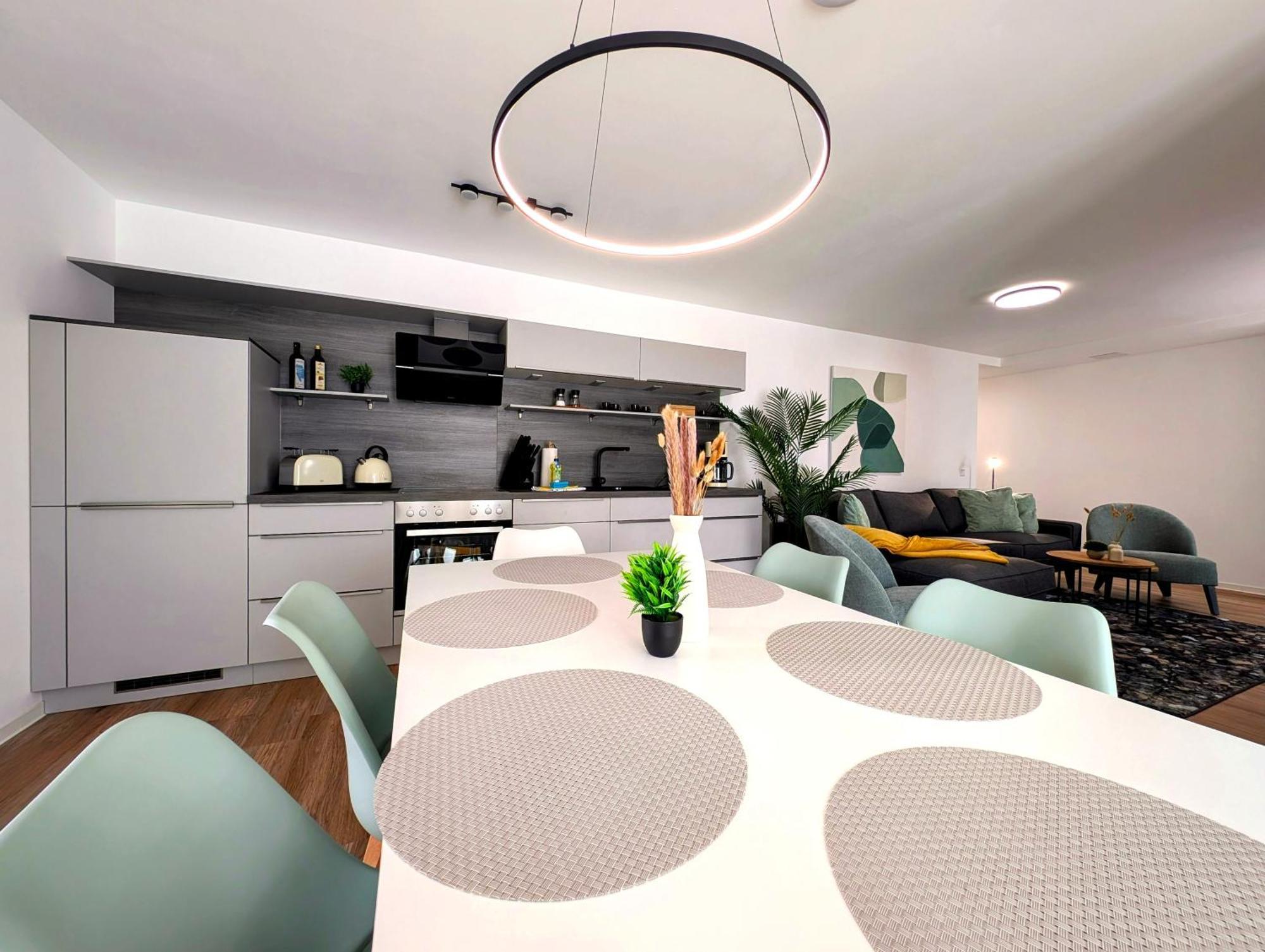 Bohnapartments - Nordkap-Suiten - Gratis Parkplatz - Moderner Neubau - Erdgeschoss - Fussbodenheizung Erfurt Eksteriør billede