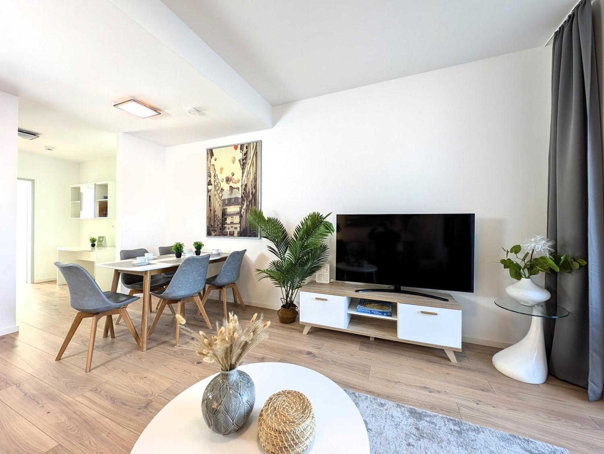 Bohnapartments - Nordkap-Suiten - Gratis Parkplatz - Moderner Neubau - Erdgeschoss - Fussbodenheizung Erfurt Eksteriør billede